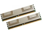 CoreParts DDR2 - sett - 16 GB: 2 x 8 GB - FB-DIMM 240-pin - 667 MHz / PC2-5300 - Fullt bufret