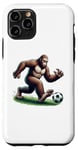 iPhone 11 Pro Bigfoot Playing Soccer Ball Funny Soccer Lover Player Sport Case