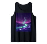 Mystical Cosmic River: Ethereal Galaxy Art For Stargazers Tank Top