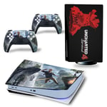 Kit De Autocollants Skin Decal Pour Console De Jeu Ps5 Uncharted 4, Version Cd-Rom T1755