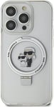 Karl Lagerfeld Klhmn61hmrskch Iphone 11 / Xr 6,1" Vit Hård Väska Ring Stativ Karl&Amp Choupette Magsafe