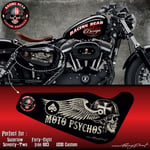 Stickers Harley Davidson Sportster psychos compatible avec Forty-eight Seventy-Two Iron 883 Superlow 1200 Custom - Run-R