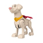 DC Comics Krypto Super Chien Grande Figurine Krypto à la Rescousse (35,5 cm), Jouet Transformable avec Sons et Mouvement motorisé, Jouet Enfant, Dès 3 Ans, HJF35