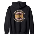 Mens Arne The Man The Myth The Legend First Name Arne Zip Hoodie