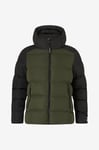 Superdry - Jacka Hood Colour Block Sport Puffer - Brun