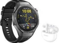 Huawei Watch GT 5 Pro urheilukello 46mm(mus.)+FreeBuds 5i lahjapakkaus