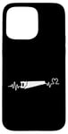 Coque pour iPhone 15 Pro Max Woodworker Heartbeat Homme Femme Fière Charpentier Drôle