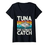 Womens Tuna The Ultimate Catch Tuna Fishing V-Neck T-Shirt