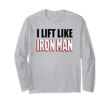 Marvel I LIFT LIKE IRON MAN The Invincible Manche Longue