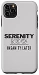 iPhone 11 Pro Max Serenity Now 90s Pop Culture Insanity Later Case