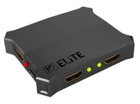 HDElite Multiprise HDMI/Switch avec Fixation Murale Intelligente + Télécommande - 3 Ports V1.4-4K 3D - Compatible avec Tous Les T