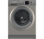 HOTPOINT Anti-stain NSWR 7469 GK UK 7 kg 1400 Spin Washing Machine - Graphite, Silver/Grey