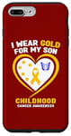 iPhone 7 Plus/8 Plus I Wear Gold For My Son Childhood Cancer Awareness Case