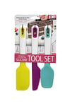 Joie Kitchen Gadgets 83000 Silicone Baking Spatula Set