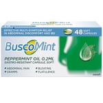 Buscopan Buscomint 0.2 ml Peppermint Oil - IBS Multi-Symptom Treatment - Pack of 48 Soft Gel Capsules