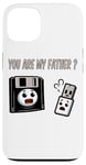 Coque pour iPhone 13 Disquette vers clé USB 90s 00s Ordinateur Drôle Geek Joke