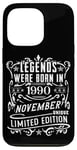 Coque pour iPhone 13 Pro Anniversaire Novembre 1990 Édition Limitée Cadeau Utilisé