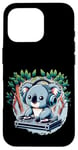 iPhone 16 Pro Funny Koala Dj Headphones Graphic for Men Women Kids Case