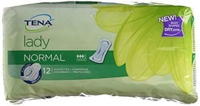 Tena Lady Normal pour Mince Fuite Urinaire, 12 Pièce, 2er Paquet (2 X 12 Pièces