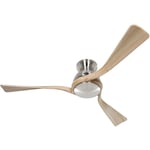 Ventilateur de plafond Casafan 314051 Eco Regento 140cm bois naturel/chrome brossé