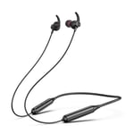 GIHI Bluetooth Earbuds Wireless Headphones 10Hrs Playtime, Neckband Headphones Retractable Magnetic In-Ear Earbuds W/Mic for Workout (Noise Cancelling, Hifi Stereo)