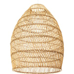 Privatefloor - Lampe de plafond en rotin - Suspension de stile Boho Bali - 50cm - Puong Bois naturel