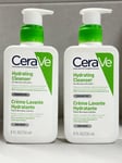 CeraVe Hydrating Cleanser for Normal to Dry Skin 236ml Size | Pack Of 2