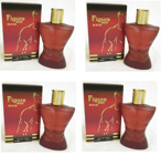 4 x Figure Out Red Men's Perfume EDT Spray Men's Fragrance Aftershave 100ml Each