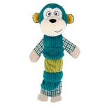 Record - Jeu interactif pour Chiens Wildplay en Peluche avec Tube Squeaker intégré. Jeu pour Chiens de Toutes Tailles idéal pour Les Jeux Amusants | Singe, 35,5 cm