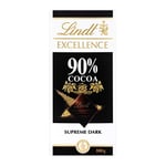 Lindt Excellence Intense Dark Cacao Chocolate Bar, 100g