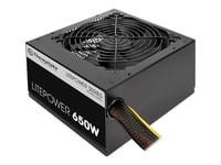 Thermaltake Litepower Ltp-650Al2nk - Nätaggregat (Intern) - Atx12v 2.3 - Ac 230 V - 650 Watt - Aktive Pfc - Svart