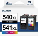 PG-540XL CL-541XL Cartouches compatibles avec Canon 540 541 PG540 CL541 XL Cartouches d'encre pour Canon Pixma TS5150 MG3650 MG4250 MG3150 MG3250 MG3550 MG4250 MX375 MX475(Packaging may vary)