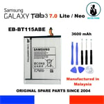 BATTERIE ORIGINALE SAMSUNG EB-BT115ABE TABLET GALAXY TAB 3 LITE 7.0 SM-T111 T110