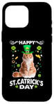 Coque pour iPhone 16 Pro Max Maine Coon Cat Happy St Catricks Day St Patricks Day Cats