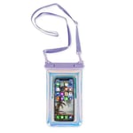 Legami - Étui étanche pour téléphone Portable, étui Flottant pour Smartphone, étanche Poche, Fermeture hermétique, écran Tactile, Coque de plongée écran Max 6,5", 13 x 22 x 1,5 cm, Holo Fairy