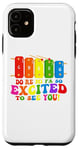 Coque pour iPhone 11 Do Re Mi Fa So Excited To See You Music Teacher Appréciation