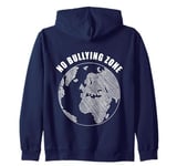 No Bullying Zone Earth – World Peace & Unity Day Kindness Zip Hoodie