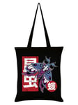 Unorthodox Collective Tote Bag Moth Tattoo Black 38x42cm