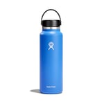 Hydro Flask - Water Bottle 1180 ml (40 oz) - Vacuum Insulated Stainless Steel Water Bottle with Leak Proof Flex Cap and Powder Coat - BPA-Free - Wide Mouth - Cascade