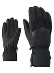 Ziener Gabino Gants de Ski pour Homme | Chaud, Respirant, Noir (Noir), 8,5