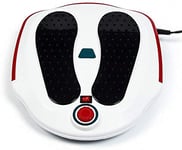 Qwhone Appareil De Massage des Pieds avec Chaleur Apaisante, Appareil Chauffant Shiatsu Fonction Infrarouge pour La Fasciite Plantaire, Circulation Et Soulage Les Maux Douleurs