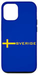 Coque pour iPhone 14 Pro Drapeau de la Suède - Sport - Maillot de sport - Style Sverige