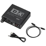 Tlily - Convertisseur Audio NuméRique-Analogique Fibre Optique pour Coaxial Signal Vers rca r / l DéCodeur Audio spdif atv dac Amplificateur