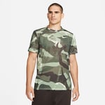 Nike Trenings T-Skjorte Dri-FIT Legend Camo - Grønn, størrelse Medium