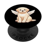 Labrador Angel Wings Classic Halo PopSockets Swappable PopGrip