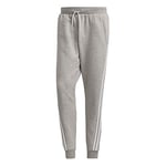 adidas GM6460 M FI Pant 3S Sport Trousers Mens Medium Grey Heather L