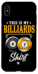 iPhone XS Max Billiards Pool Player Ball Vintage 8 Ball 9 Ball This Is My Case