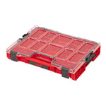 QBRICK SYSTEM Malette Outils Boîtes à Outils Valise PRO Organizer 200 RED Ultra HD Boîte De Tri De Gamme De Vis Rouge 460 x 370 x 105 mm