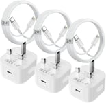 iPhone USB C Fast Charger Plug and Cable [MFi Certified] 6Pack 20W PD...