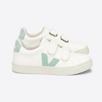 VEJA kids velcro sneakers Esplar chromefree leather – white matcha - 23